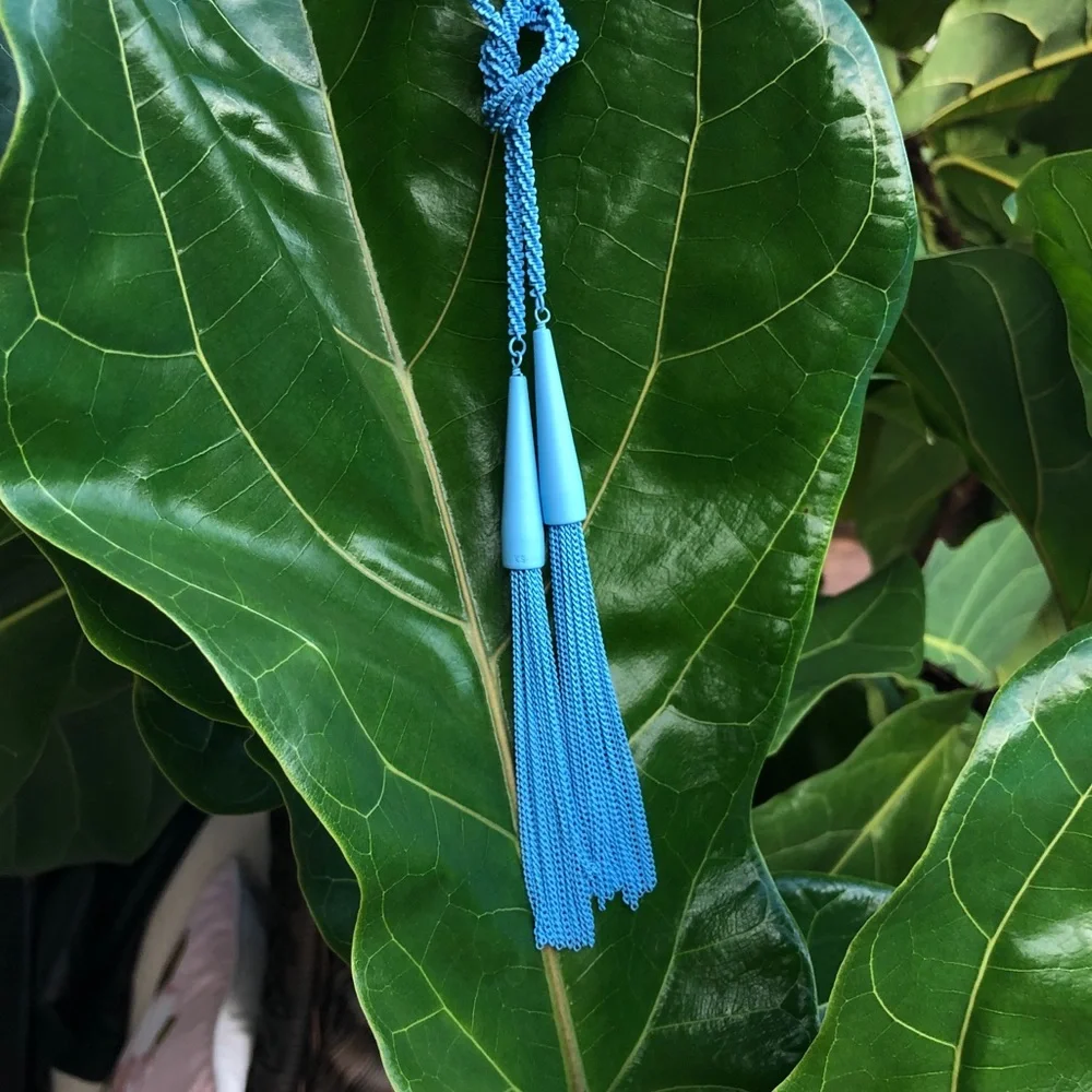 KENDRA SCOTT Phara necklace in blue matte